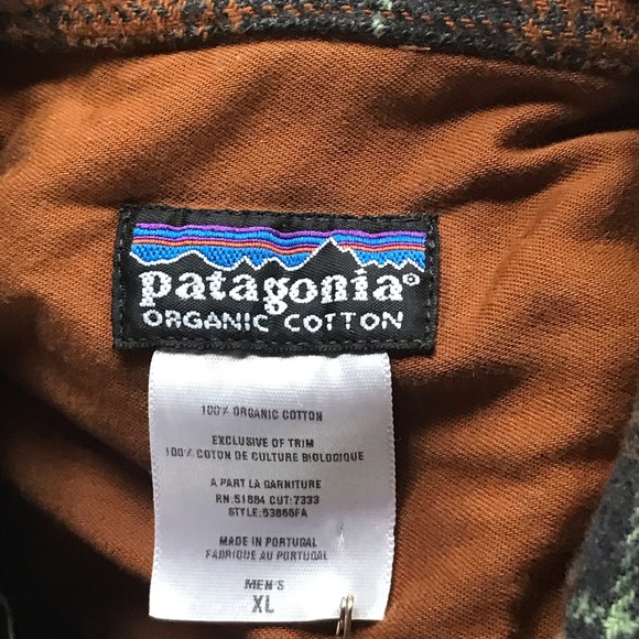 Vintage Rare Patagonia Men’s Heavyweight Organic Cotton Flannel Shirt - Picture 10 of 15